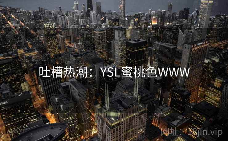 吐槽热潮:YSL蜜桃色WWW 第1张 吐槽热潮:YSL蜜桃色WWW 第1张