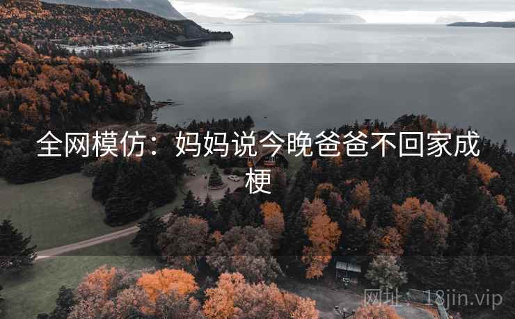 全网模仿：妈妈说今晚爸爸不回家成梗  第2张